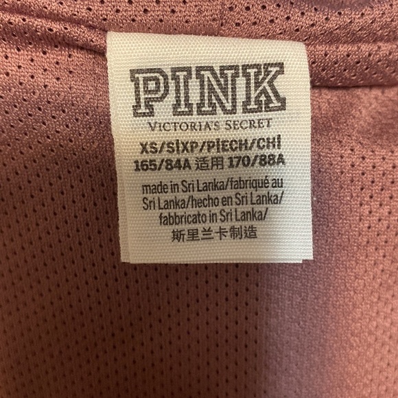 Y2K Pink byVictoria Secret Women’s 90’s Style Windbreaker Color block Size XS - Picture 4 of 5